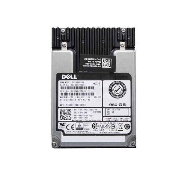 400-ATLL - Dell 960GB MLC SAS 12GB/s 512n 2.5-inch Solid State Drive