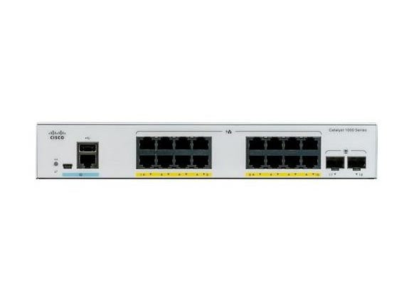 C1000-16P-E-2G-L - Cisco Catalyst 1000-16P 16-Port Managed Rackmount Network Switch