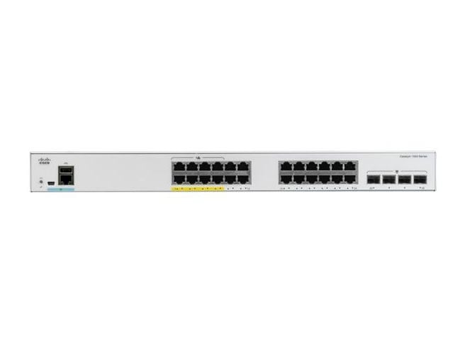 C1000-24P-4X-L - Cisco Catalyst 1000-24P-4X 24-Port PoE+ 1Gigabit Ethernet Switch