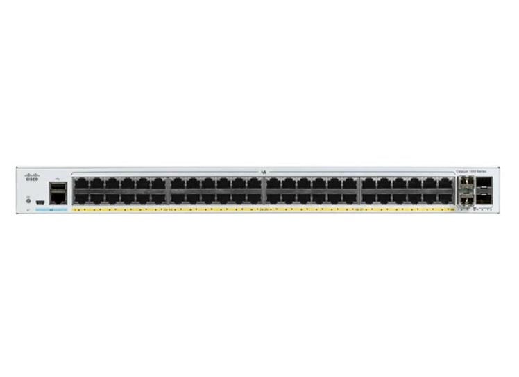 C1000-48FP-4X-L - Cisco Catalyst 1000 Series 48-Port PoE+ 1Gigabit Ethernet Switch