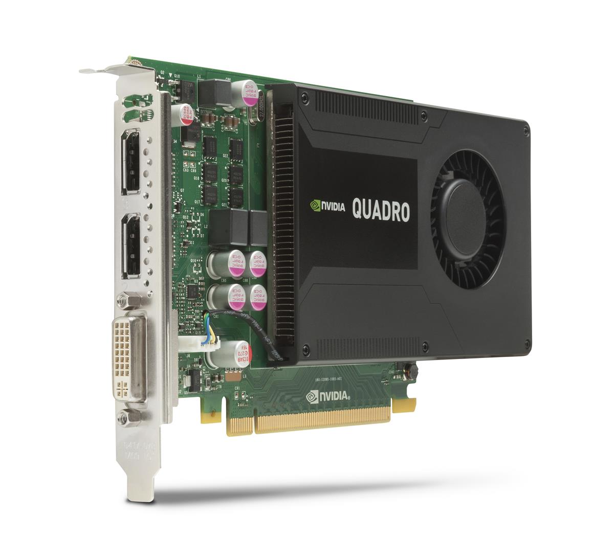 C2J93AA - HP Nvidia Quadro K2000 2GB GDDR5 PCI-Express x16 Dl-DVI+2xdp Video Graphics Card