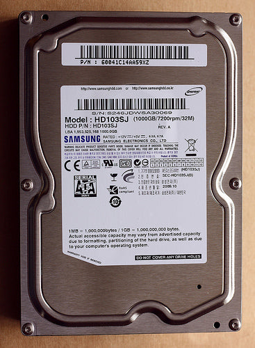 HD103SJ - Samsung SpinPoint F3 1TB 7.2KRPM SATA 3GB/s 3.5-inch Hard Drive