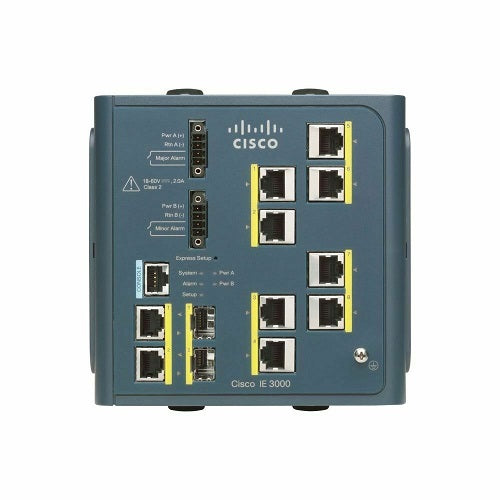 IE-3000-8TC-E - Cisco Industrial 8-Port 10/100Base-TX Layer-2 Managed Fast Ethernet Switch