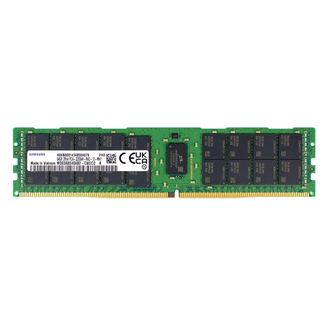 M393A8G40AB2-CWEGQ - Samsung 64GB DDR4 3200MHz ECC RDIMM Memory Module