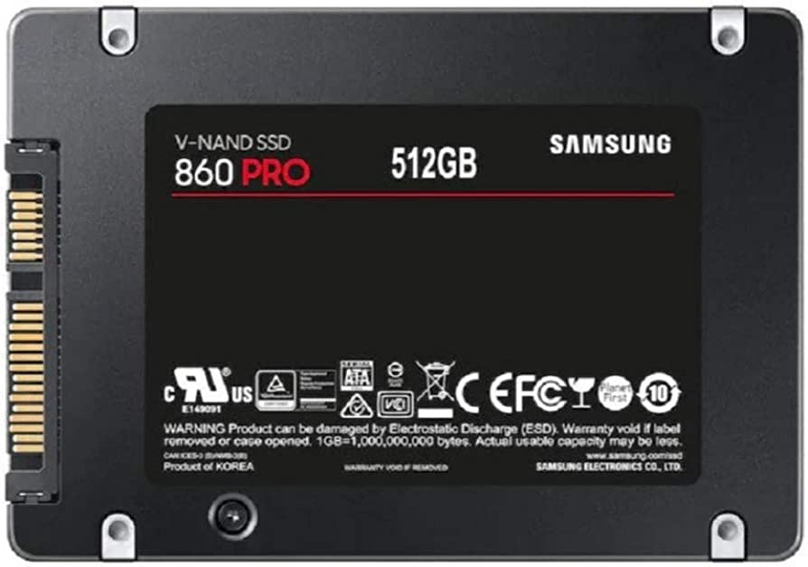 MZ-76P512BW - Samsung 860 PRO 512GB MLC SATA 6GB/s 2.5-inch Solid State Drive