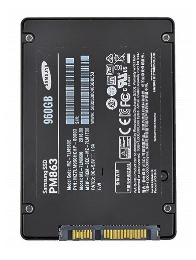 MZ-7LM960E - Samsung PM863 960GB SATA 6GB/s 2.5-inch Solid State Drive