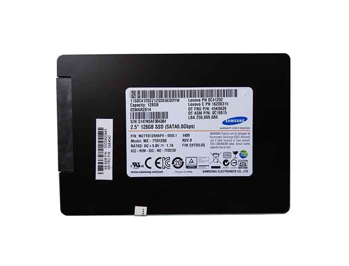 MZ-7PA1280 - Samsung 128GB SATA 3GB/s Hot-Swappable 2.5-inch Solid State Drive