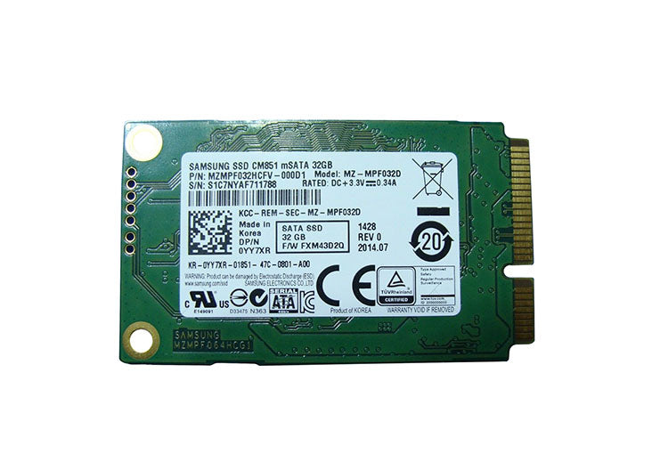 MZ-MPF032D - Samsung 32GB 6GB/s mSATA Solid State Drive