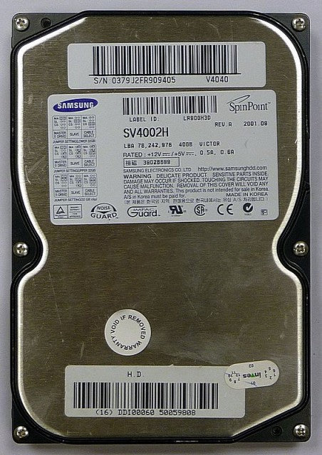 SV4002H - Samsung V40 Series 40GB 5.4KRPM ATA 3.5-inch Hard Drive