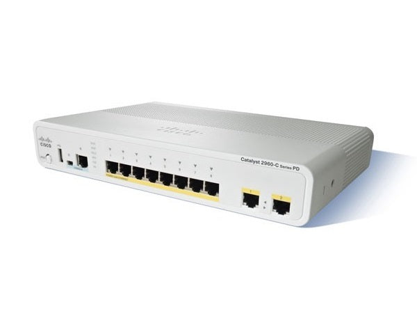 WS-C2960CX-8PC-L - Cisco Catalyst 2960-CX Series 8-Port PoE+ Switch