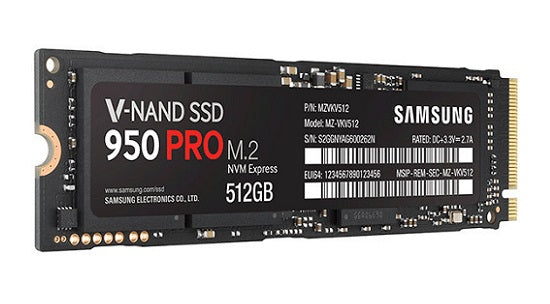 MZ-V5P512BW - Samsung 950 Pro 512GB PCI-Express 3.0 X4 Nvme 1.1 M.2 SSD
